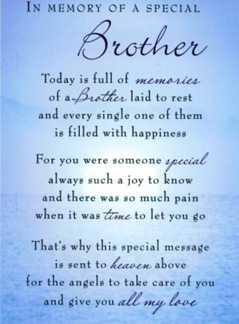Three years ago today, our brother, Bob, passed from his earthly home to his heavenly home. I dedicate this poem in memory of my brother, Bob.