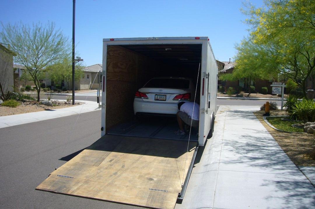 First the car on the way to Texas and next the Moore's.