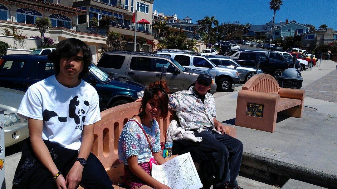 San Clemente Pier - Summer 2012 - Metrolink Train Ride - With Dolores (Neneng) Bash, Daniel, Ric and Arcile... Next Day - Olvera Street / China Town *** Put your feet up save the gas and relax*** And enjoy the views....