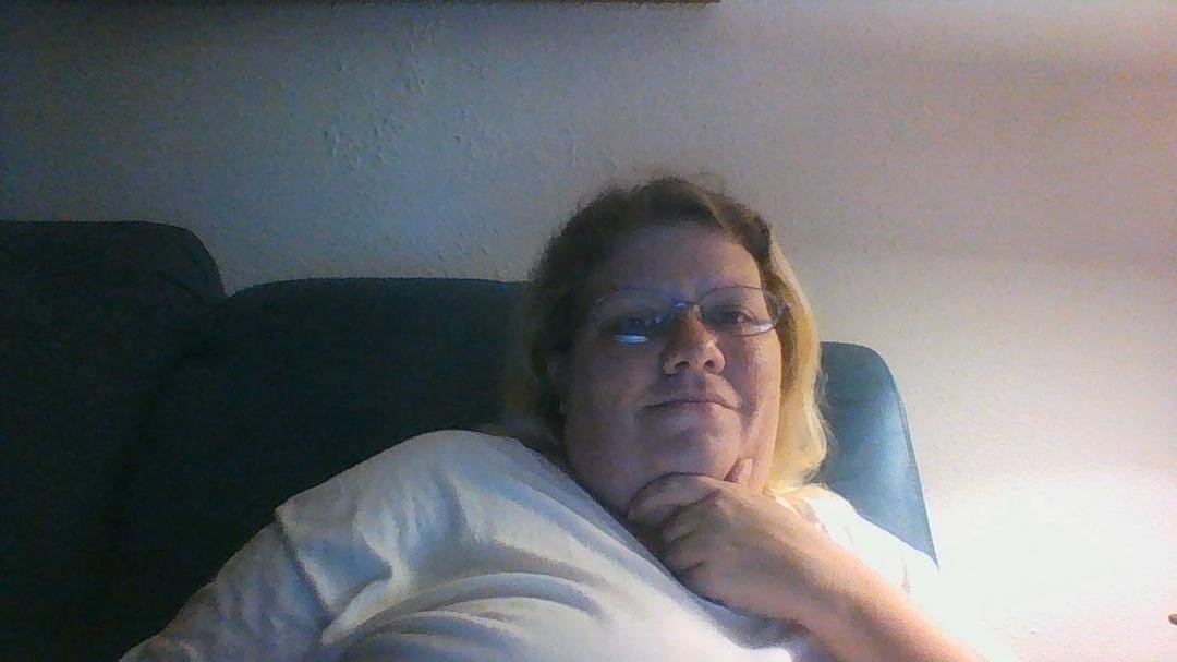 Me in my new glasses.