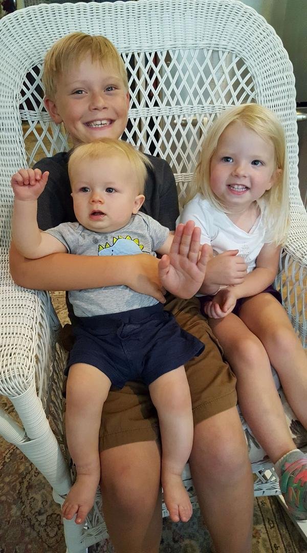 Nanny's three loves. Great having all together