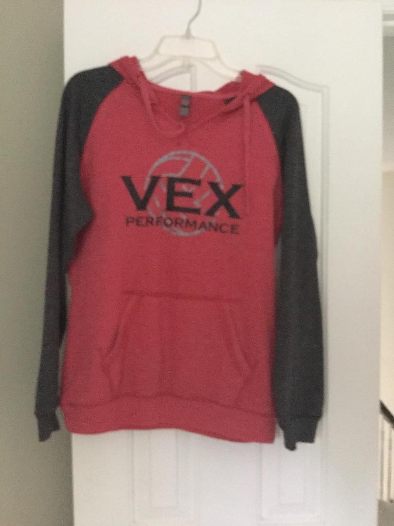 VEX sweat shirt with hood