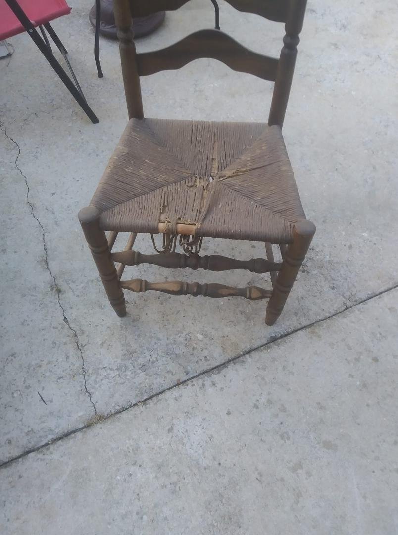 Looking for somebody that can reweb four chairs