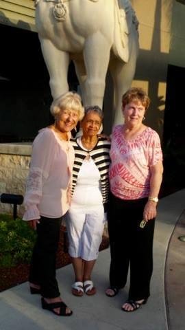 Thanks Golden Girls for helping us pull it off. Mom is that a smile?