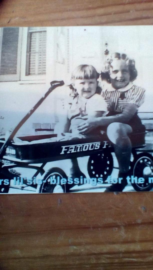Oh look at us sister Barb Ballard Davenport. Native born Southern Californians before smog, congestion and the polluted Pacific, such a privilege.
I've known you for 80 years and tho we are sisters we are polar opposites Th