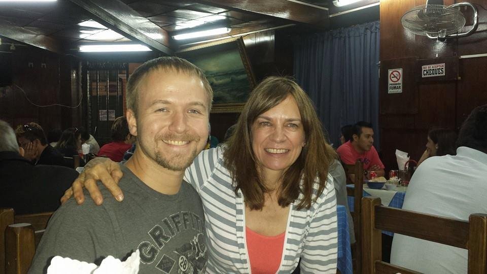 Tyler and mom