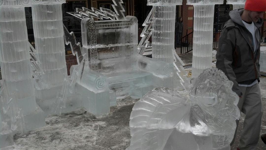 Ice festival in Cripple Creek