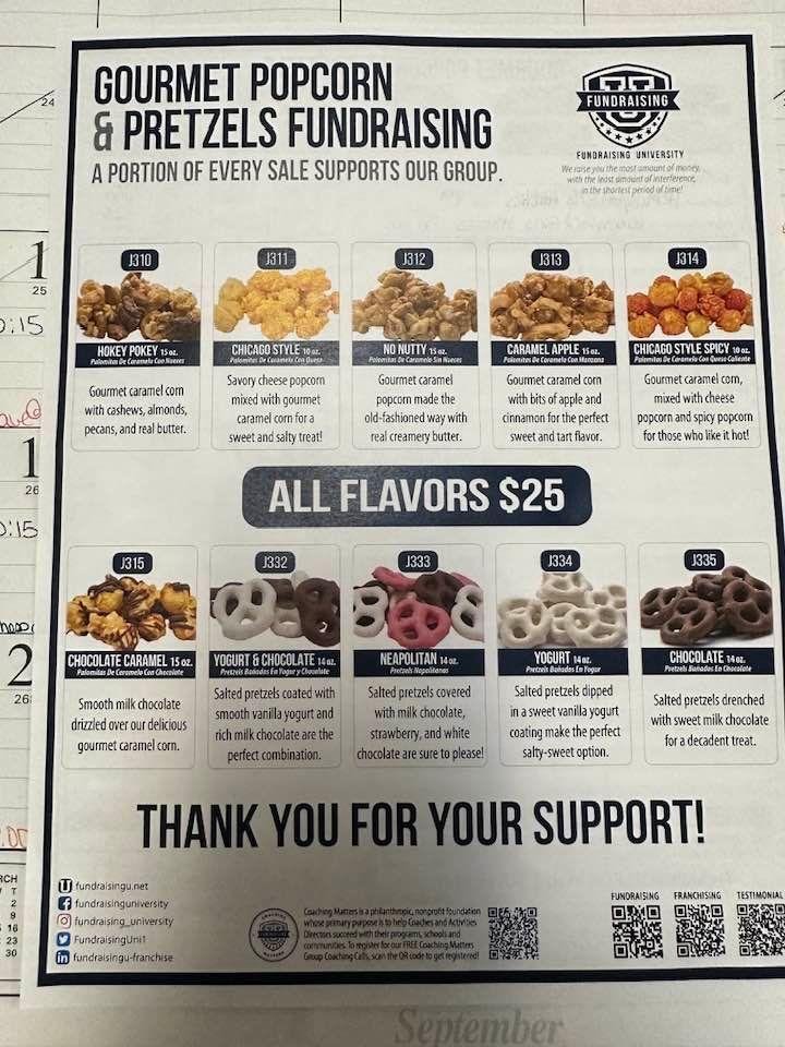 Family and friends, Taylor is selling popcorn and pretzels for the Hemingford girls Athletics to raise money for travel gear. If you would like to purchase some I can send her your way. Or if you are from afar we can mark y