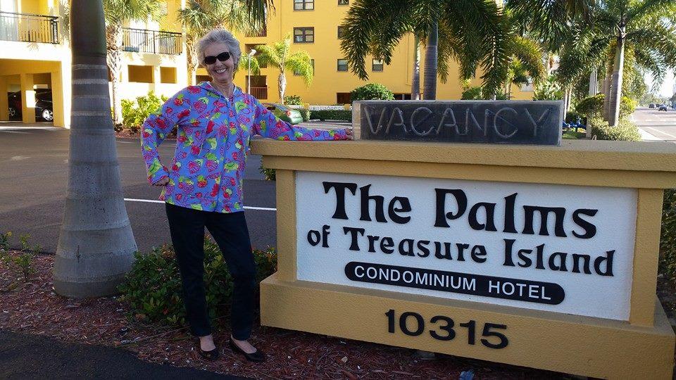 Correction..... "The Treasure of Palms Island."
