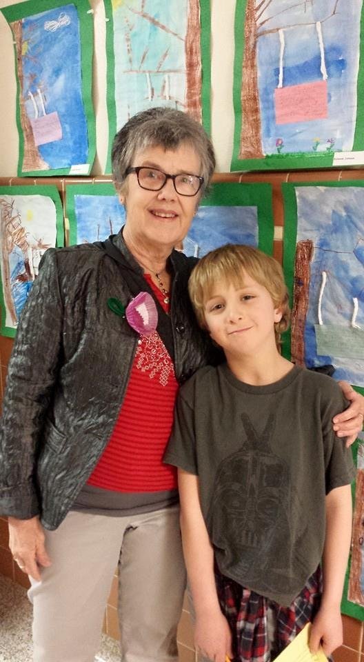Grandparents day in montevideo with Nolan.  The school does a nice job putting on that event!  A fun afternoon!