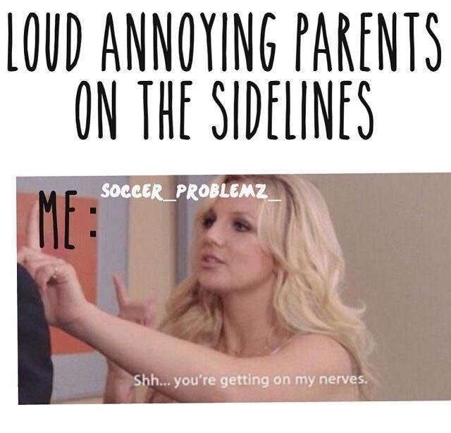 I cannot stand it when parents coach from the sidelines. Yell encouragements stop badgering your children.