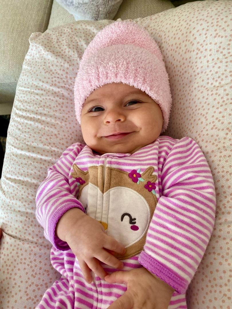 Smile of the day - Amelia 2 months