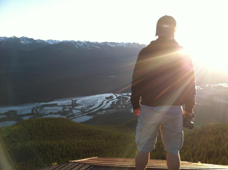 Summit of '7' for the sunset.