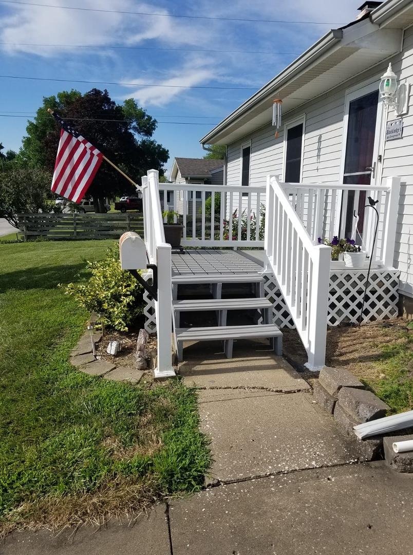 New porch is all done.