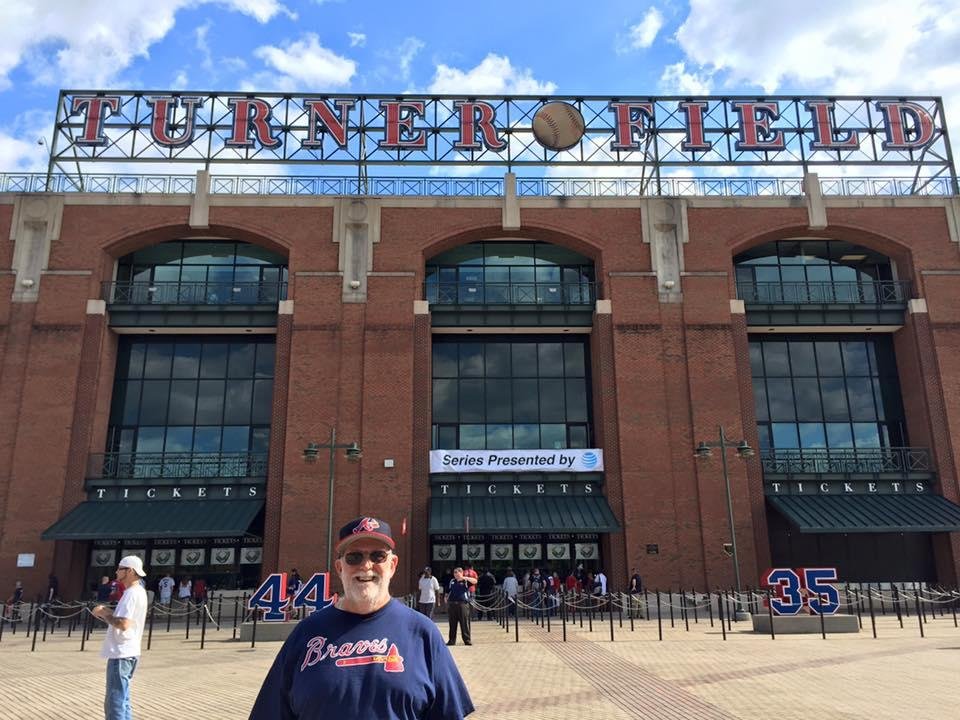 My last game at Turner Field 😃