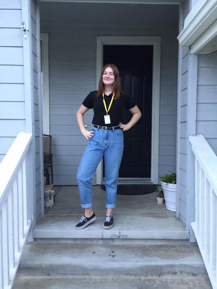 Last first day for Katie. She started her senior year today!
