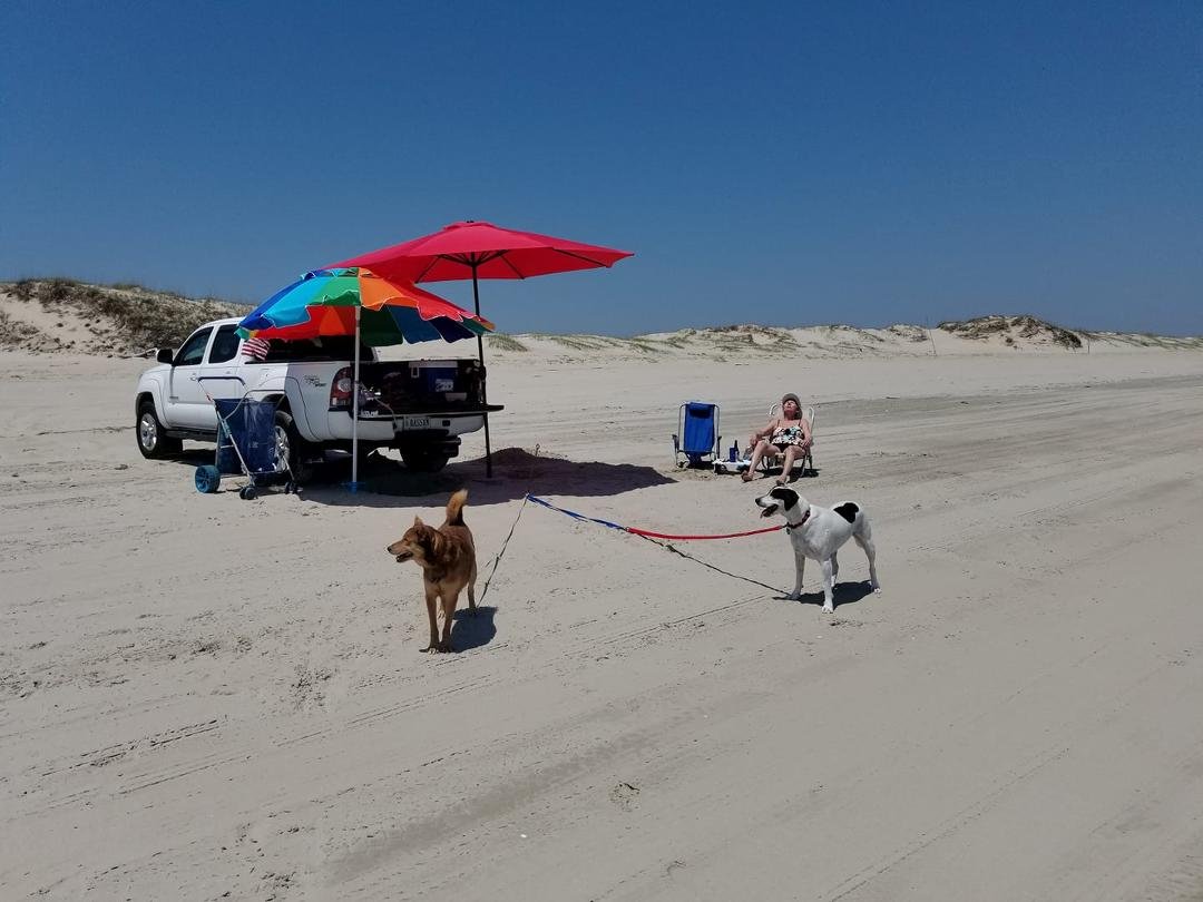 Headache or not, was not going to pass up a great day at the beach. Gotta love Ibuprofen!