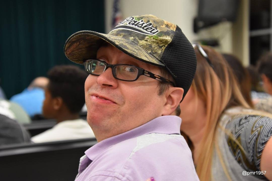 The look Clifford Nehr gave me when I couldn't silence my phone during Olivia's chorus peformance two years ago. Kind of shows -oh boy - Paul's in trouble now!