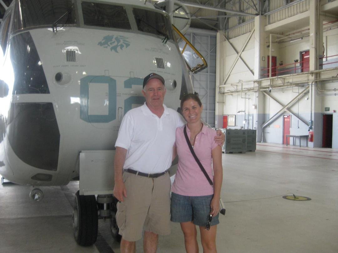 with my daughter marine capt