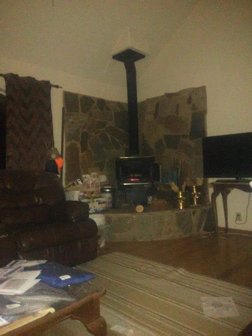 Just lying in front of the fire closing down the day.....old kitty in my lap sleeping....:)