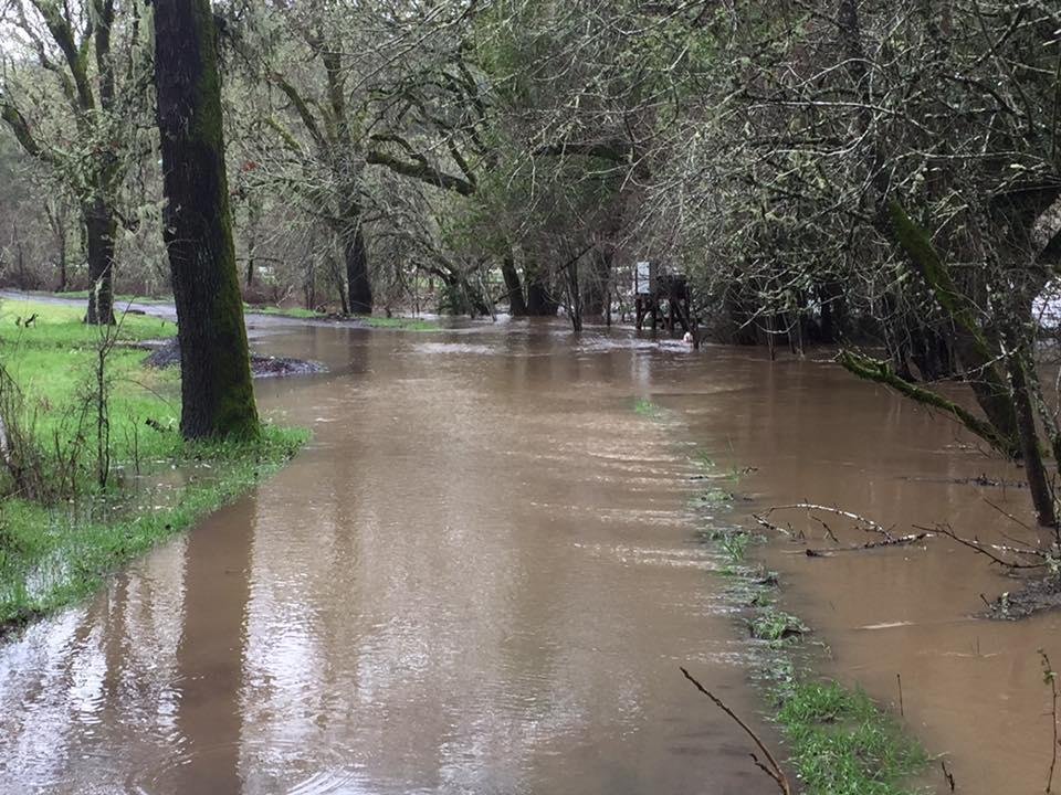 Flooded in Tuesday morning, maybe again tomorrow morning. I guess we will see.