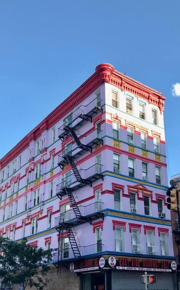 Nice paint job at Avenue B and E 4th Street