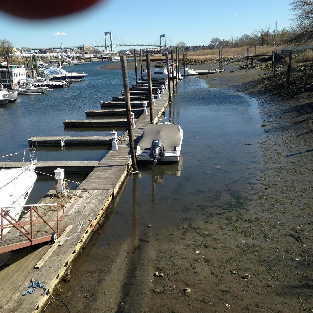This is for Jordan. Water level yesterday. I'll take where your at over this.