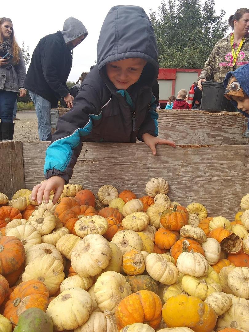 Grandson Brant having fun on a school field trip.