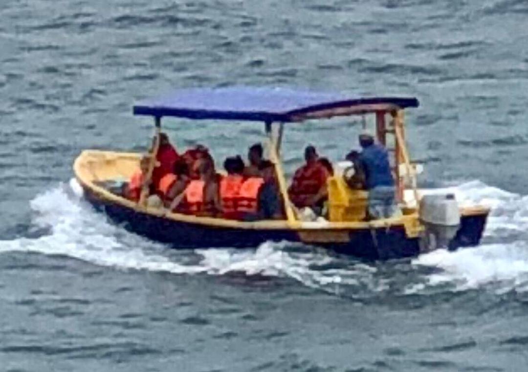 Close-up of snorkeling boat