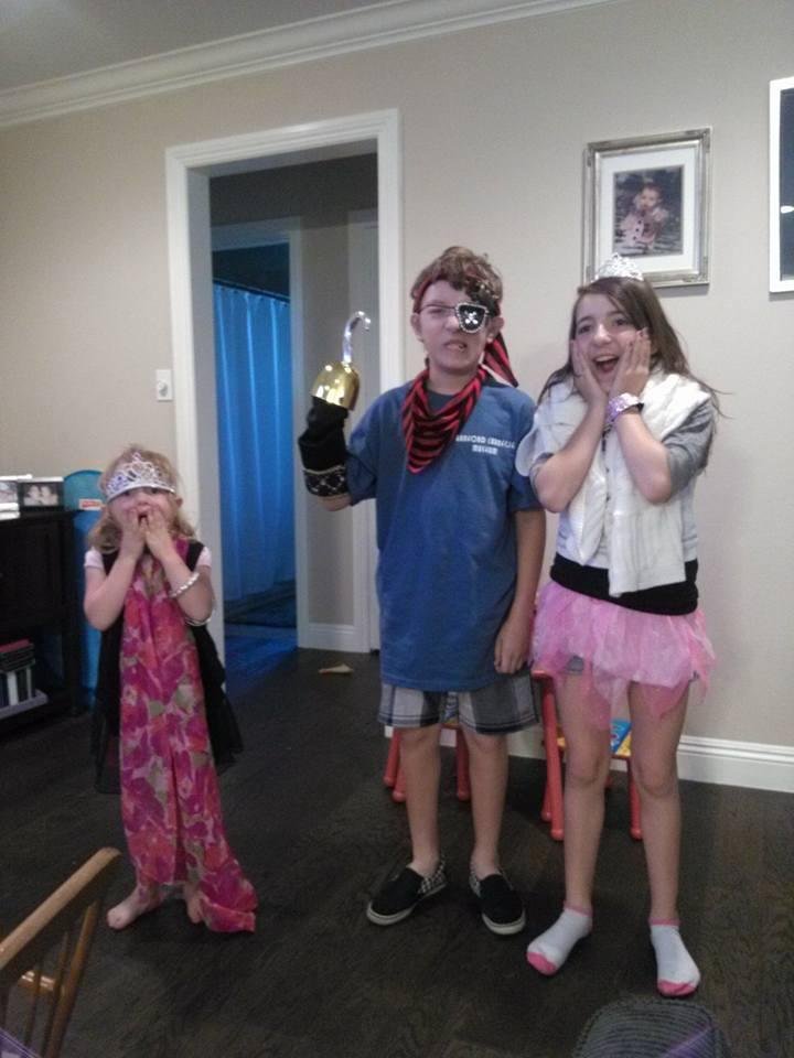 I love this pic of my grandkids acting goofy a few years ago.