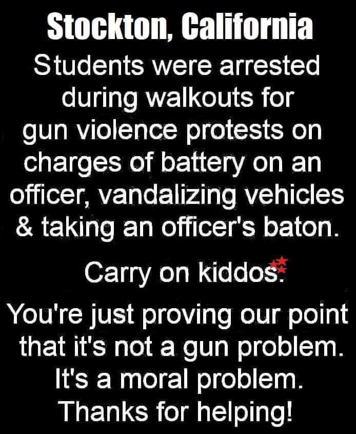 FRIGGIN' MORONS!!!
