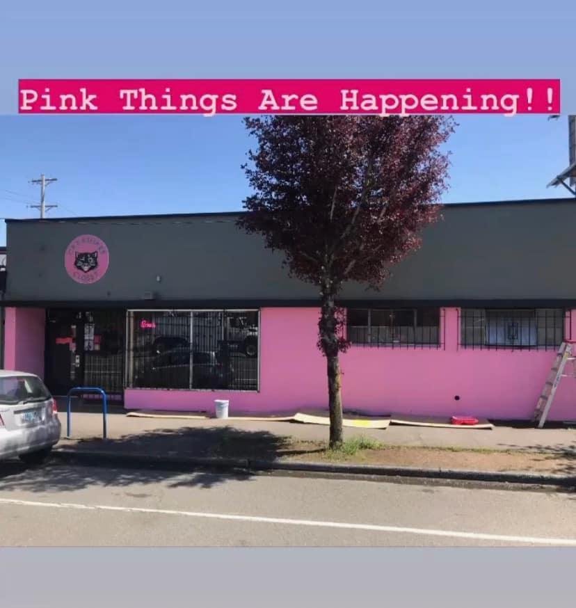 Our Daughter Jannie and her Fiancé Chris just painted the front of their new store “Creatures Closet” in downtown Portland.
See comments for details