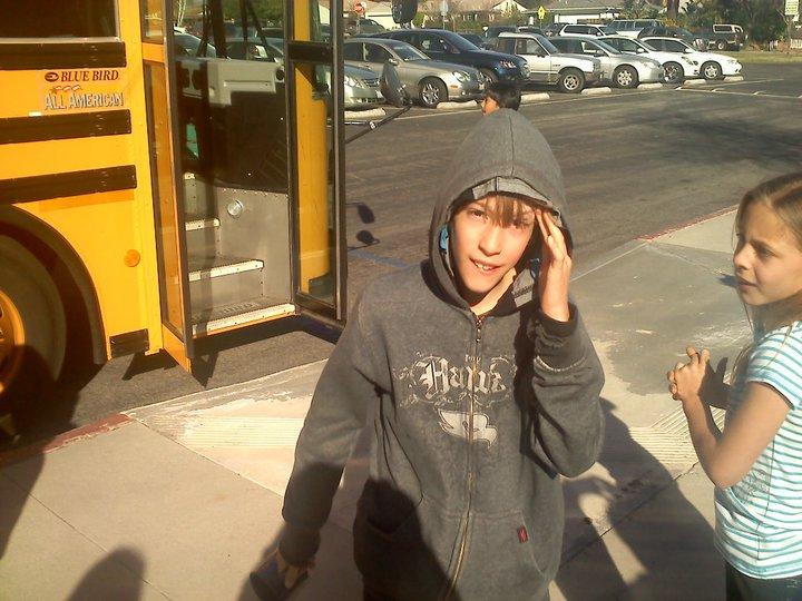 Josh is back from his over night trip.