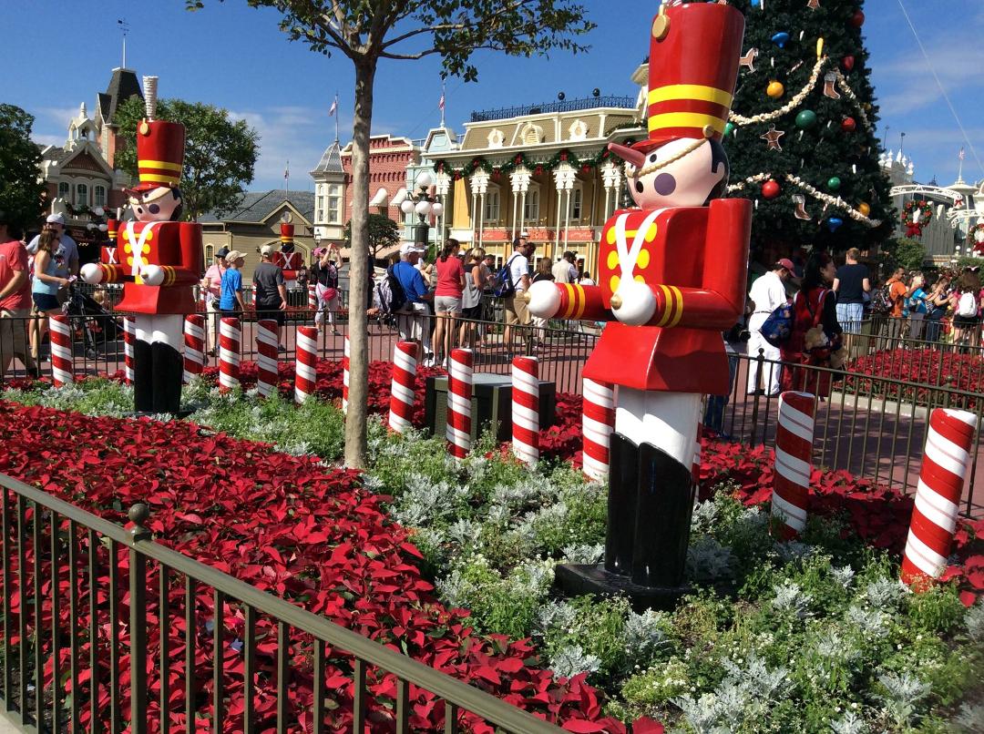 Xmas parade taping today. Only 90 degrees and lots of people