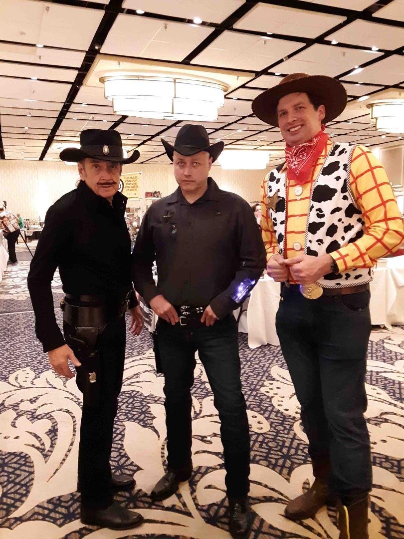 3 very unlikely pals - Paladin, Westworld and Woody