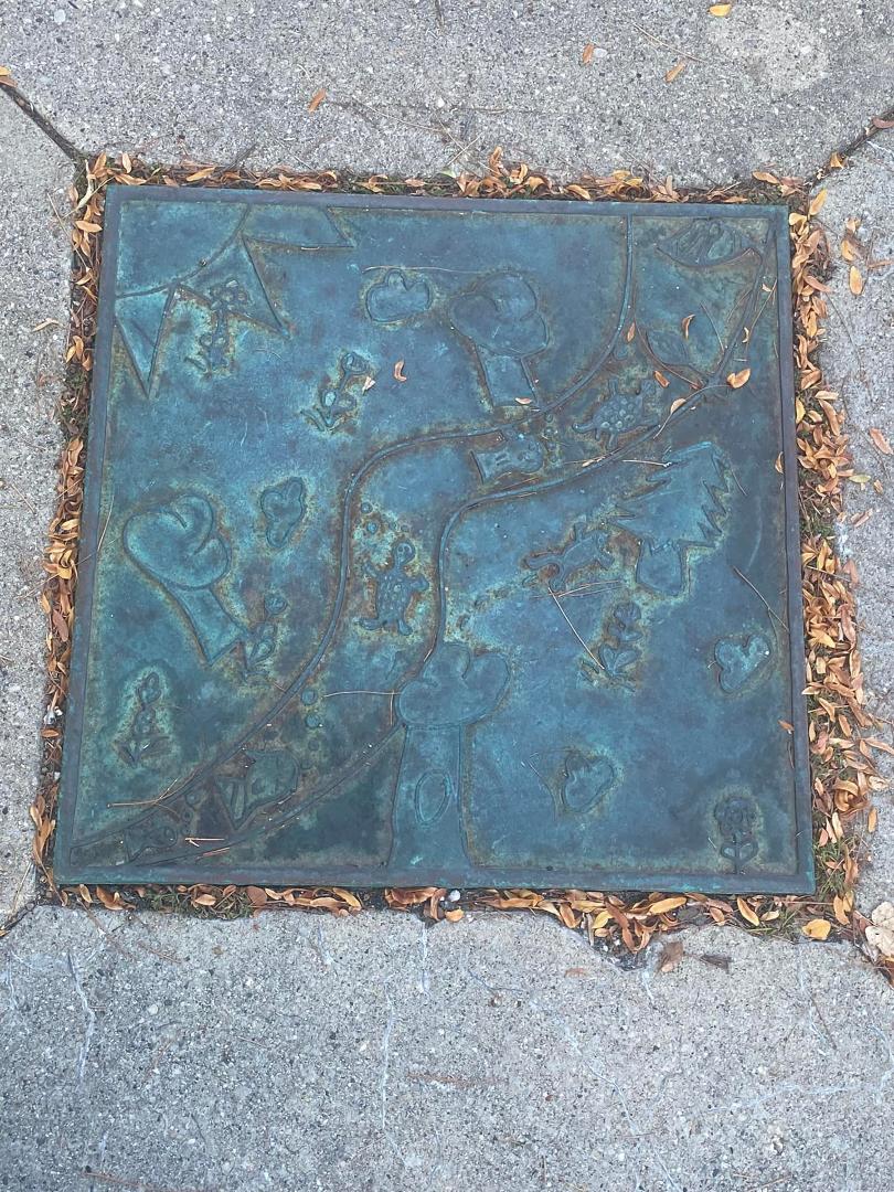 Walkway plate