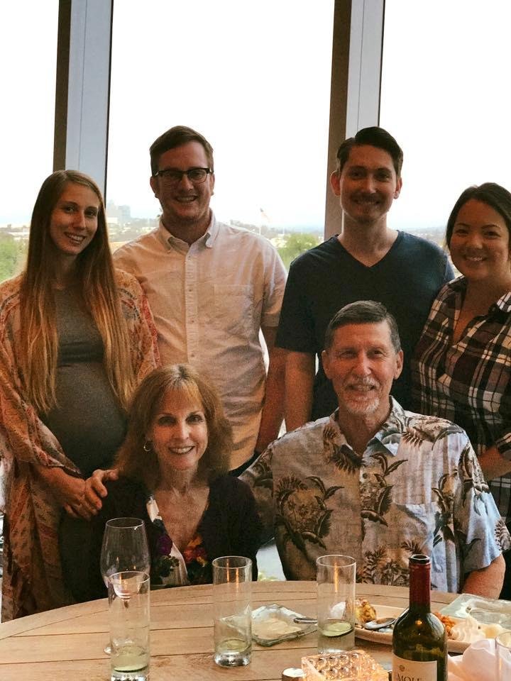 Claude & I celebrating our 30th anniversary with Skyelar Phillips, Tally Phillips, Erica Goen, Brandon Dillard, Joel Phillips & Kathie Phillips. Dinner was delicious & dessert amazing. Family & Friends is what it's all abou