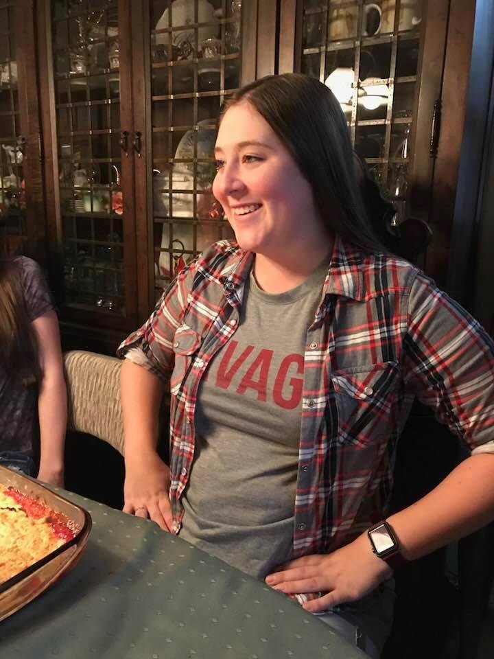 Jessica got this shirt for her 23rd birthday. She wears it in honor of her mother, from whence she came.