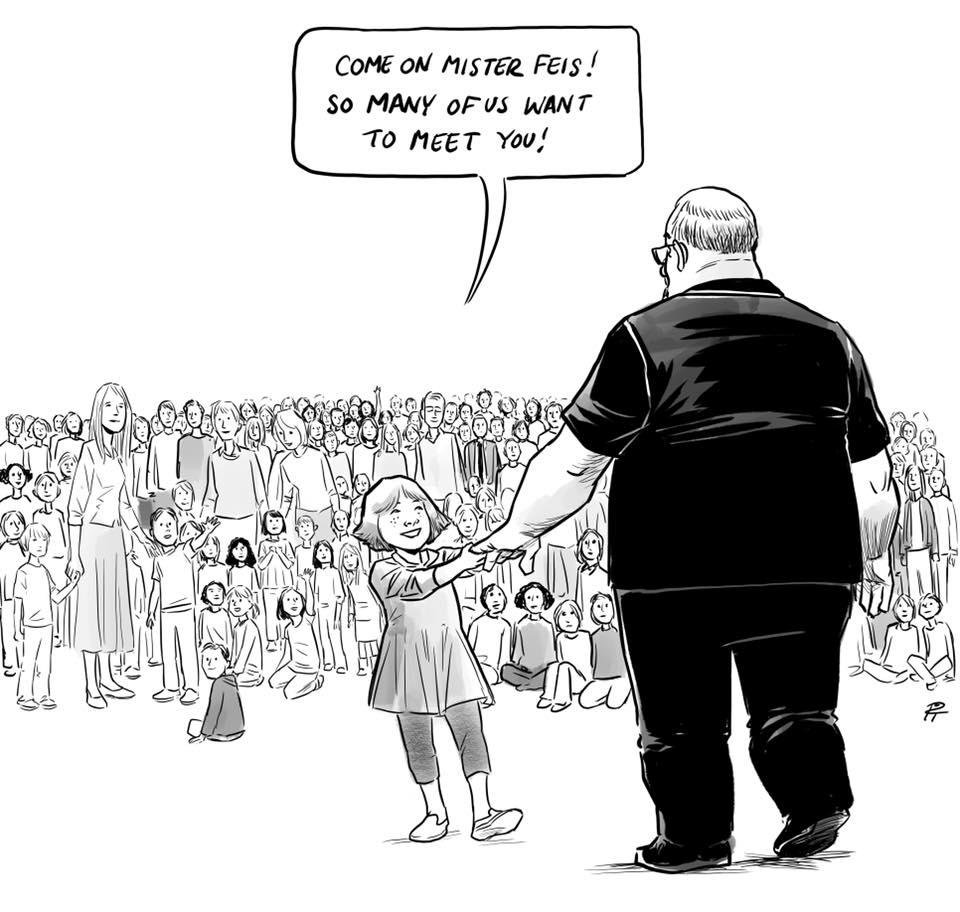 I think this is the saddest and most poignant cartoon I have ever seen. We need sensible gun control in the country now. There is no real reason for a civilian to own a AR-15 type weapon.