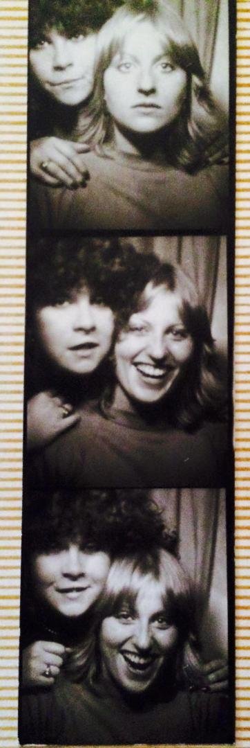Going thru an old photo album I found this-1981? @ Adventure Land in Farmingdale Long Island NY- I remember that was a fun day as ALWAYS when Dana is there!
The top pic is when the camera went off too soon we weren't ready 