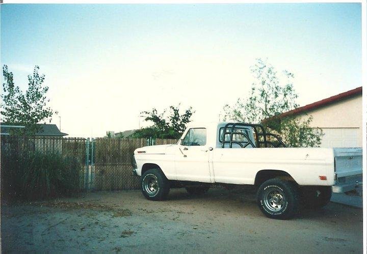 Big White - my 1969 F250 4WD High-boy. This is one tough truck. I use it on the farm and it has never let me down.