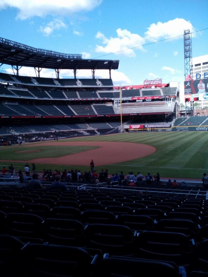 SunTrust Park. New home of the Atlanta Braves. Great night for baseball.