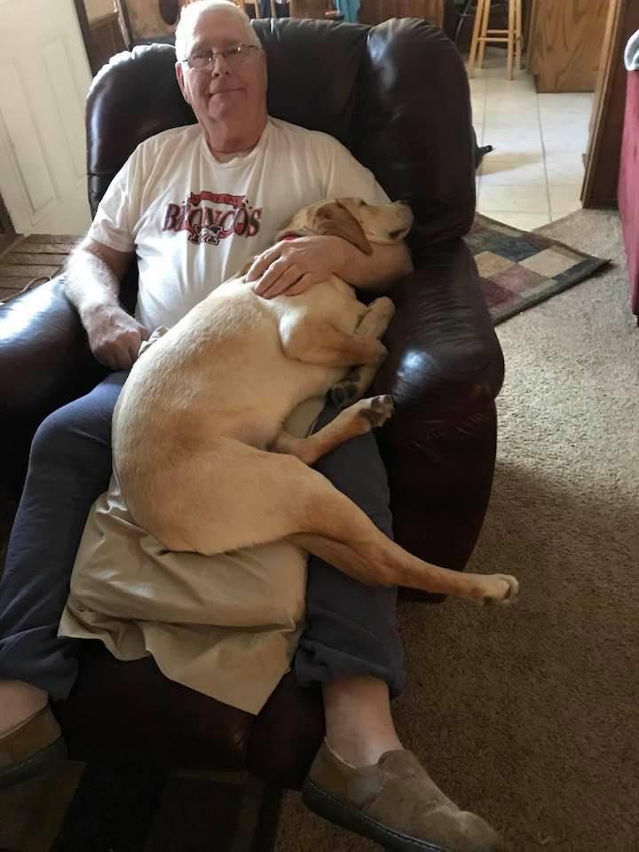 Afternoon nap time for Bubba