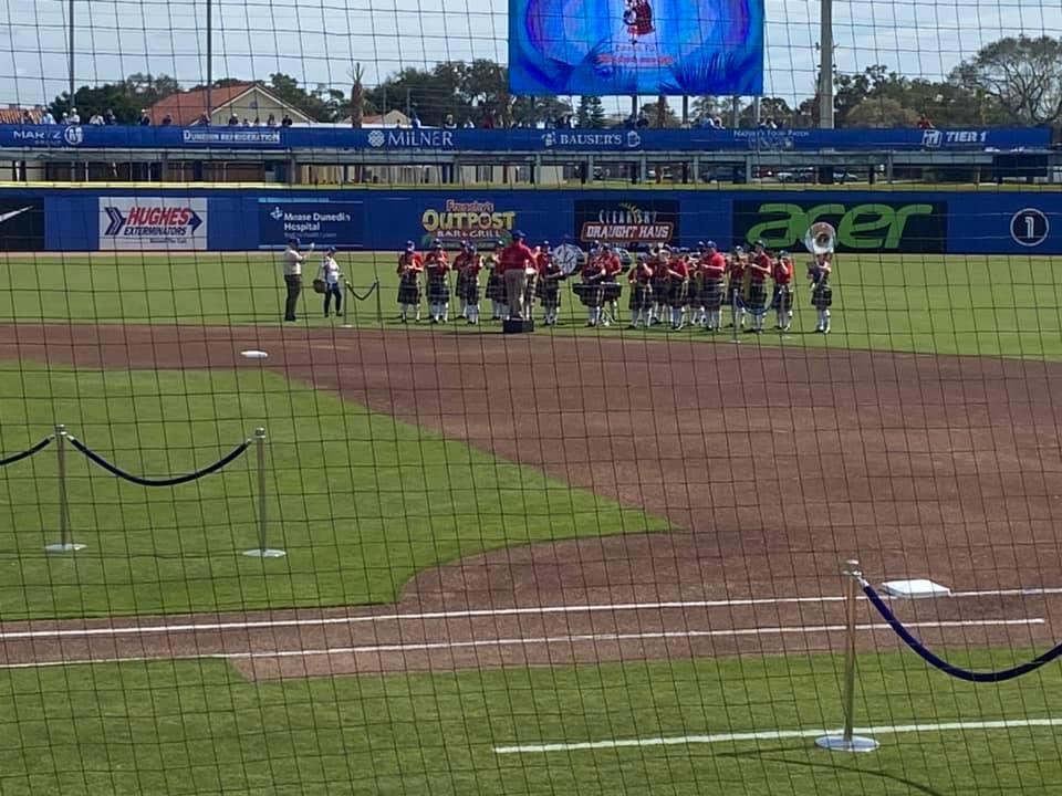 Play ball!  Or bagpipes.  Either way, I’m happy.
