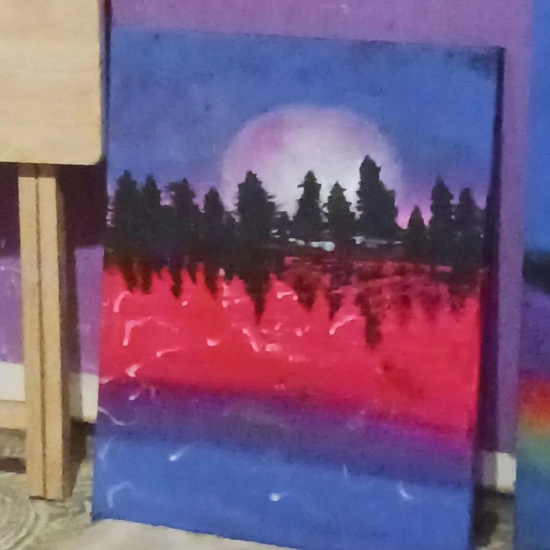 Twilight moon