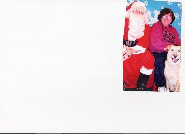 Me and Gigi and Santa 2007