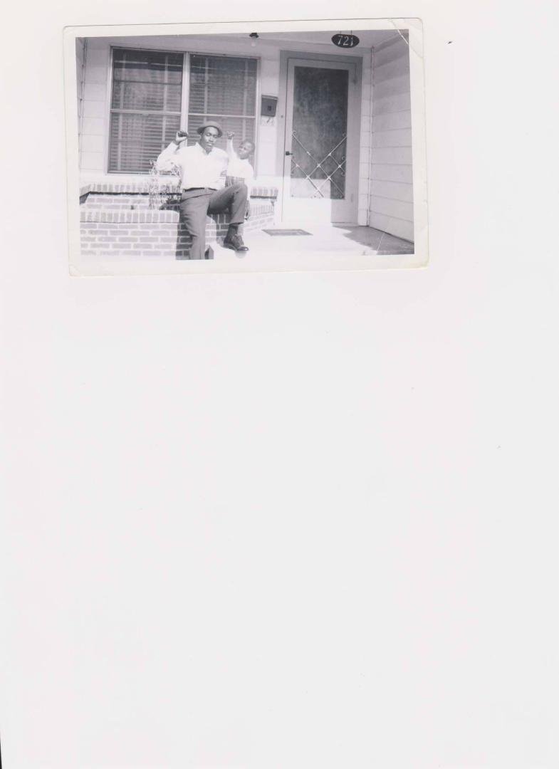On my 2nd day out of Vietnam 1969 with my nephew Sedrick.