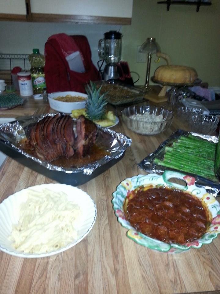 Time to hop on all that good food!