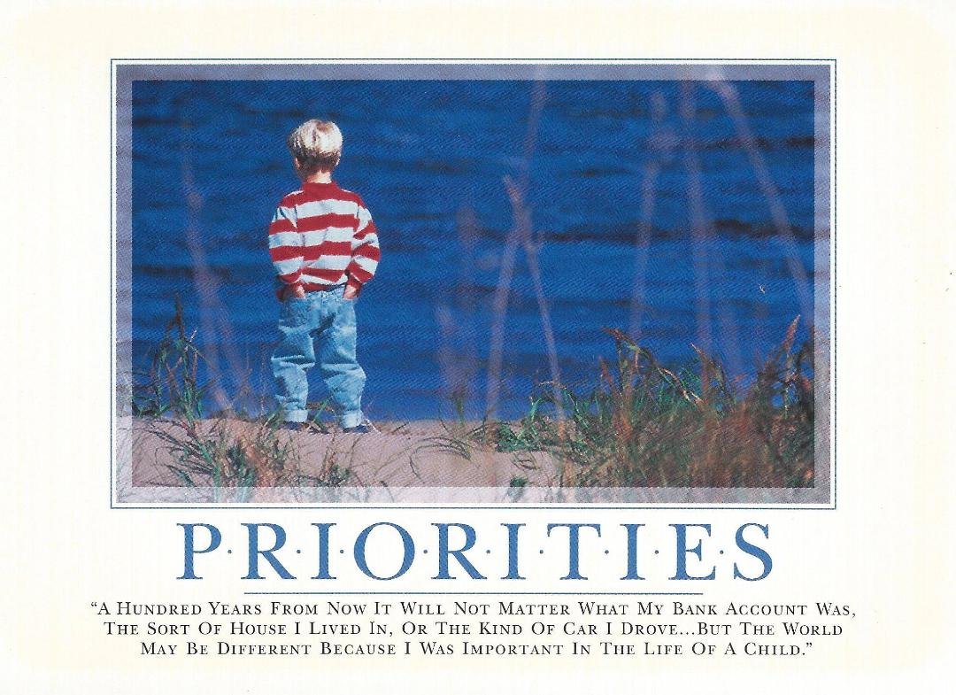Neat picture and words of wisdom.  I have had this on my desk for almost 20 years.