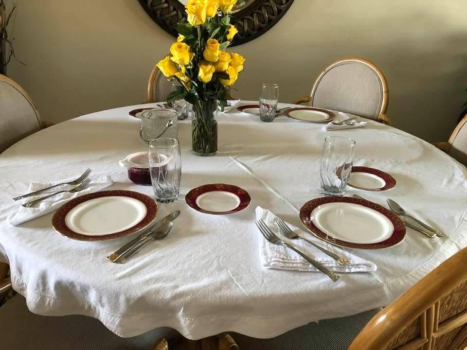 My COVID thanksgiving table